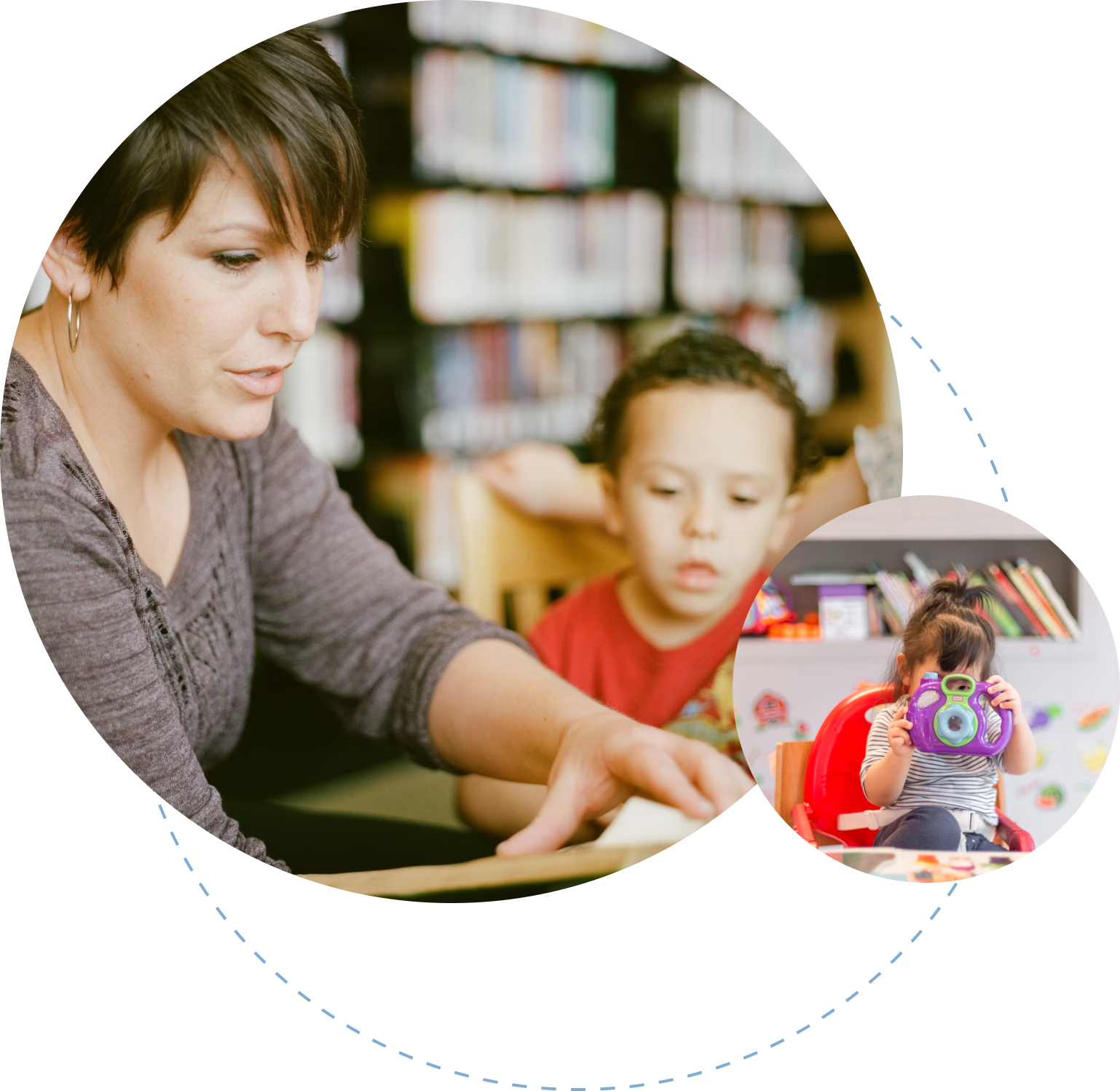 Children playing and learning at Kidz Kave